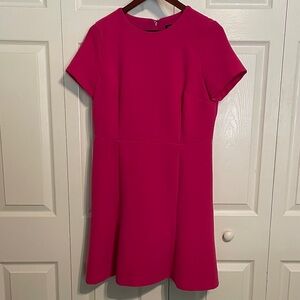 Ann Taylor Vibrant Pink Mini Dress